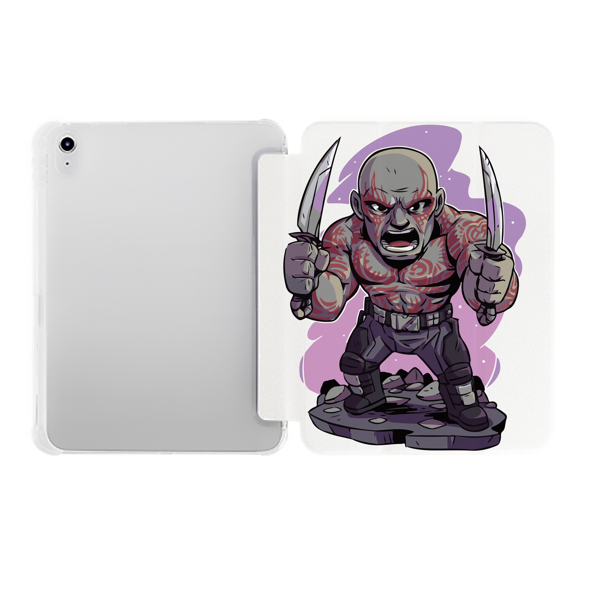 （画像用） アベンジャーズ The Avengers IPad ケース ペン収納付き 三つ折りスタンド PUレザー×シリコン 対応機種9.5/10.5/10.9インチ